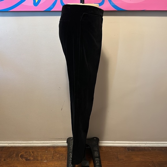 Yves Saint Laurent Velvet Lace Up Evening Pants Tuxedo - Picture 5 of 11
